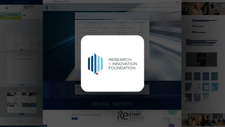Research and Innovation Foundation RIF Cyprus Business Group CBG investment raise grant EU logo 768x433