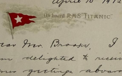 Letter from Titanic Survivor Fetches £300,000 at Auction