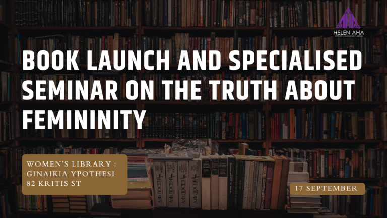 Cyprus Business Group EVENTS Book launch and specialised seminar on the truth about femininity 768x432