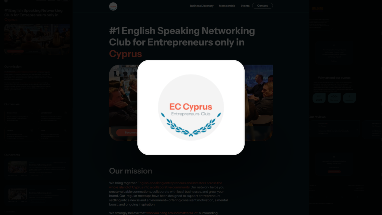 Cyprus Business Group Entrepreneurs Club Cyprus 2 768x433